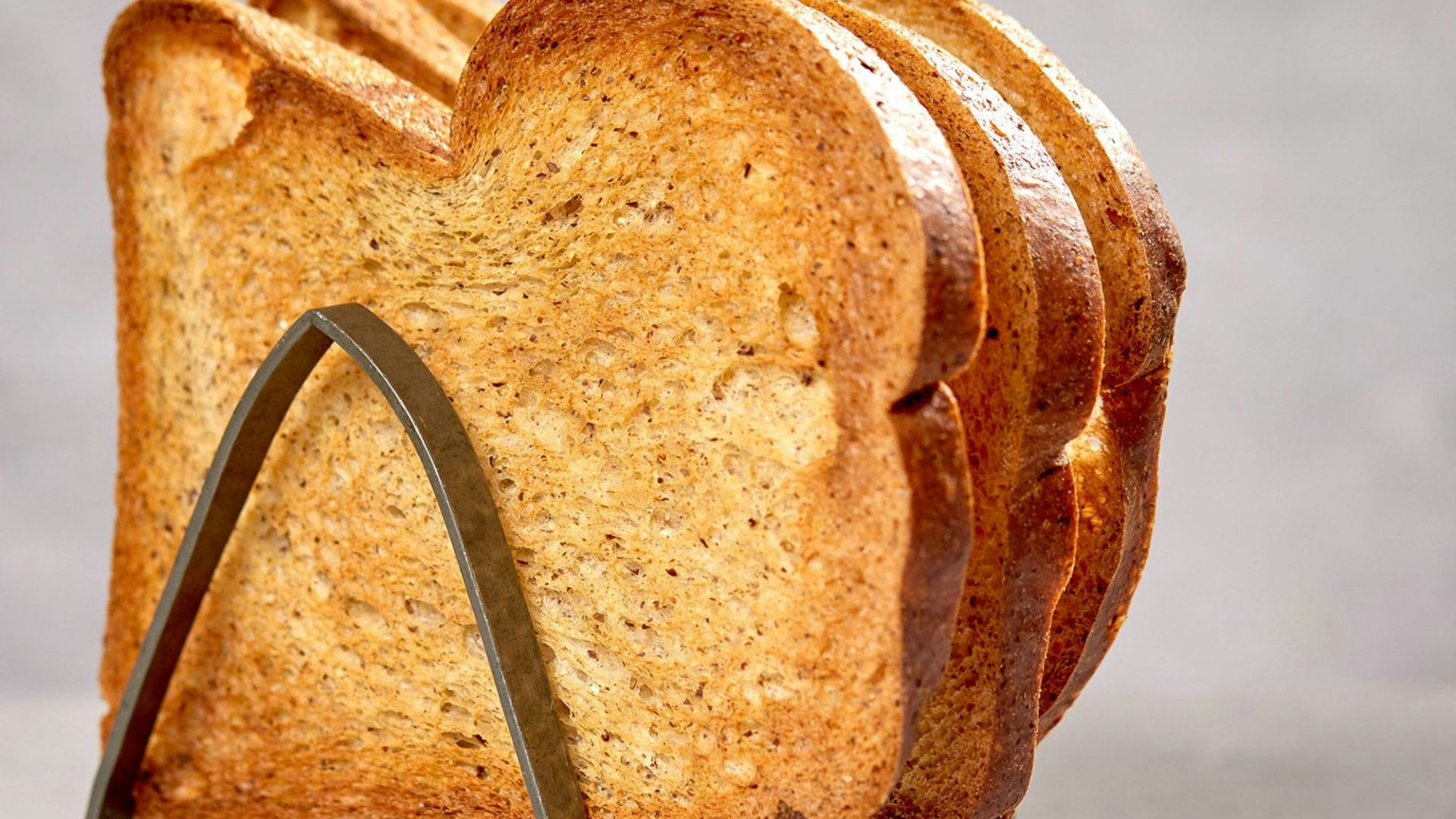 brown bread on white table