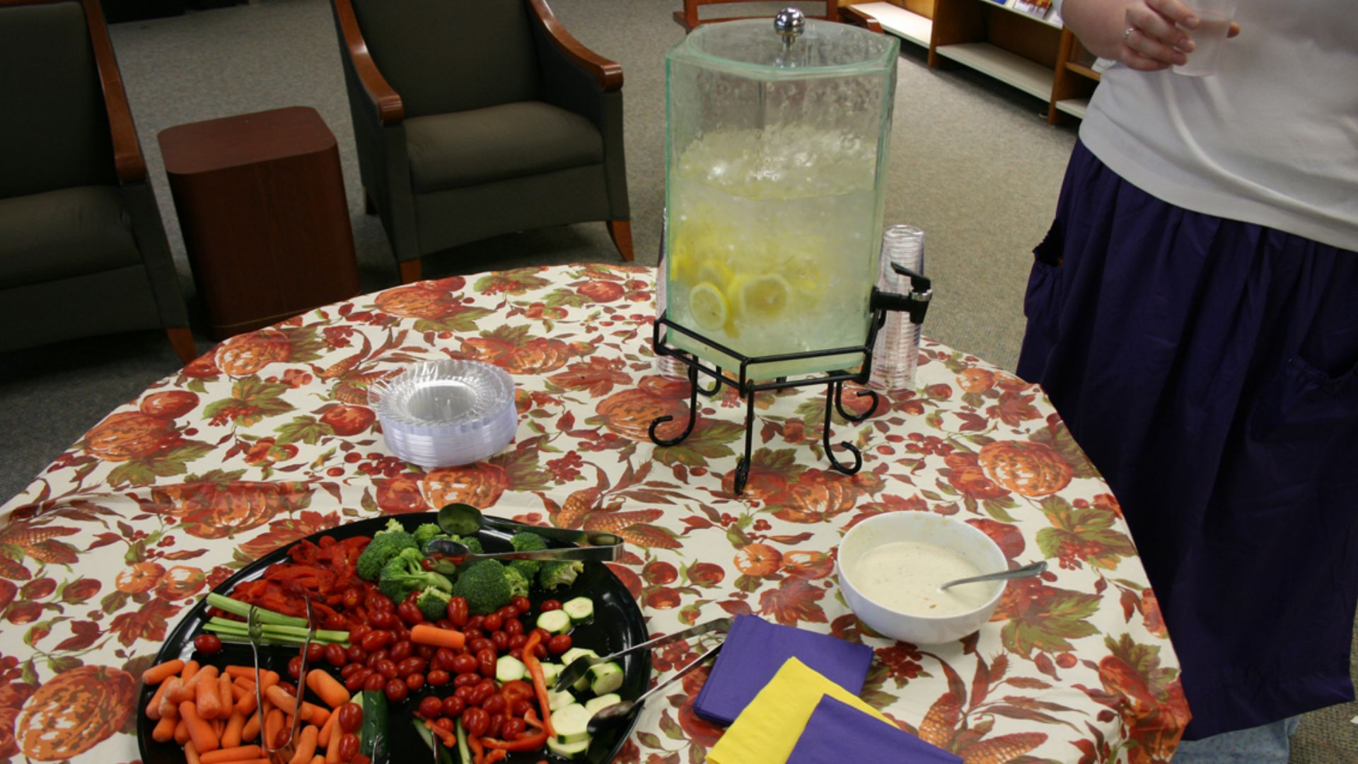 File:FAMILY DAY lemon water w veggie tray (5135954177).jpg