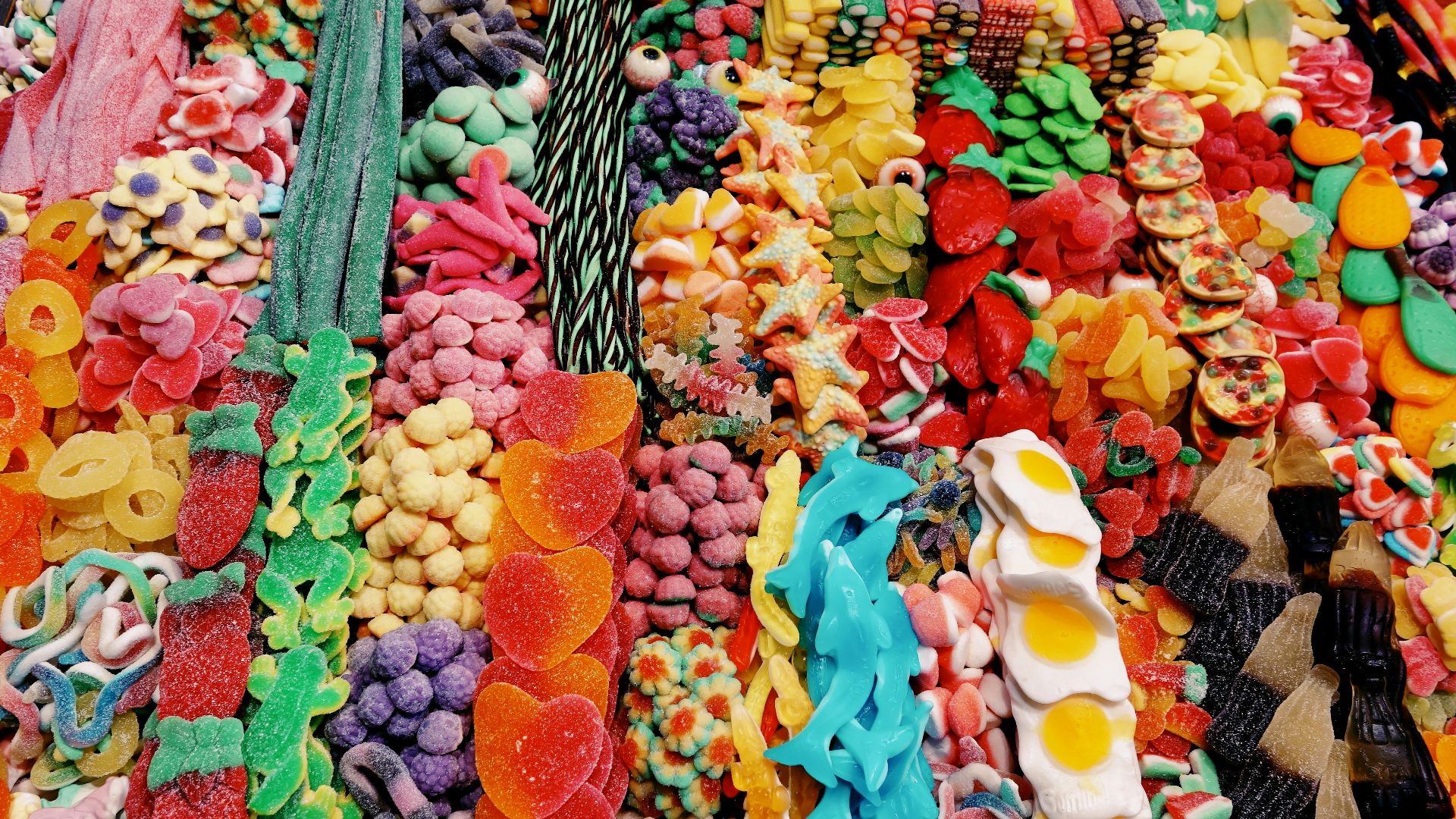 assorted-color fruits on display