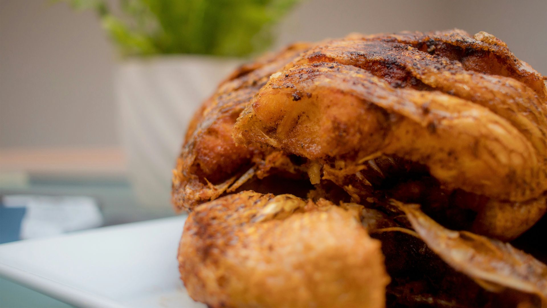 brown bread on white ceramic plate