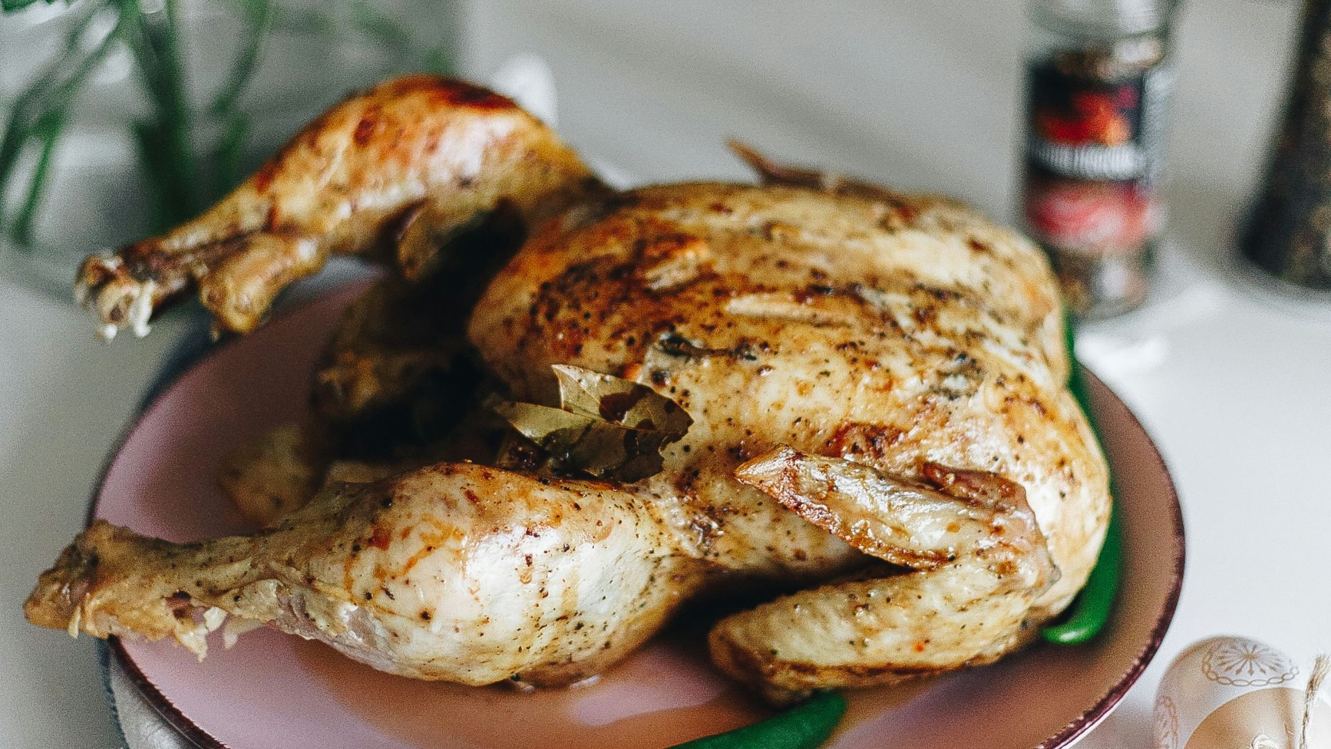 fried chicken on white ceramic plate