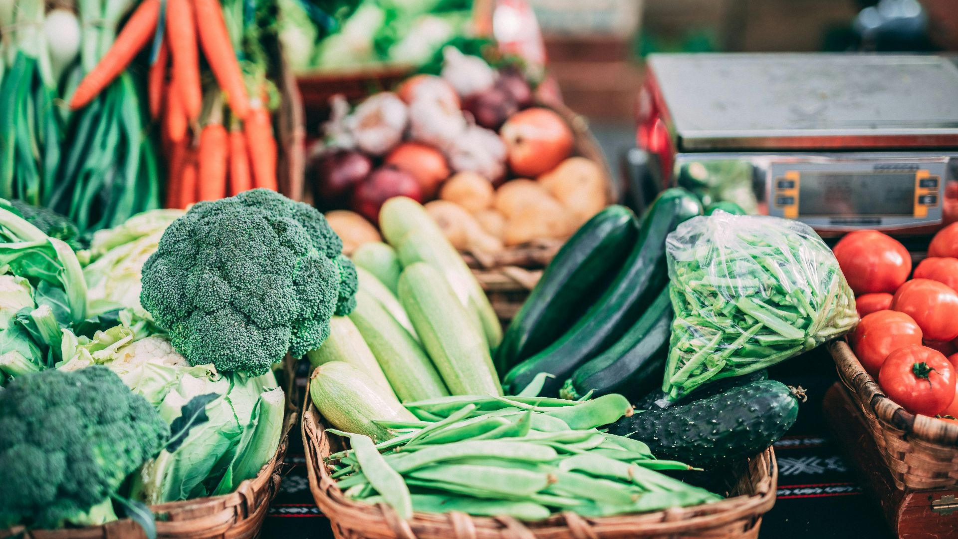 vegetables and fruits