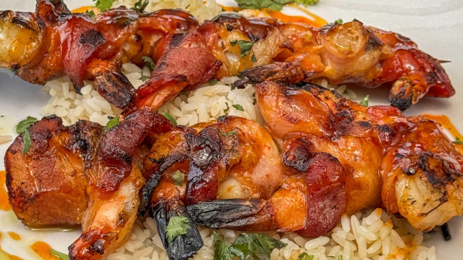 File:Bacon Wrapped Shrimp Skewers at The Revel Patio Grill.jpg