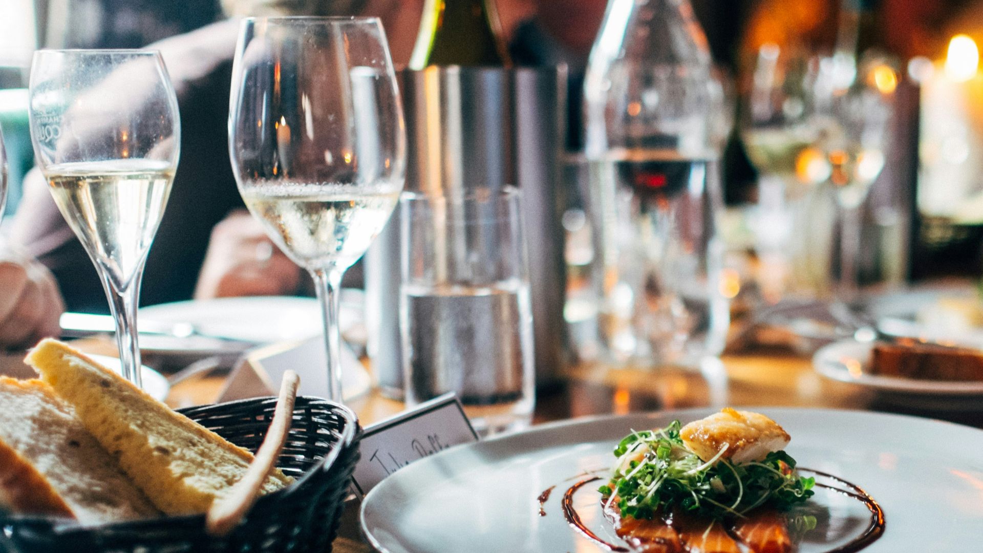 dish on white ceramic plate