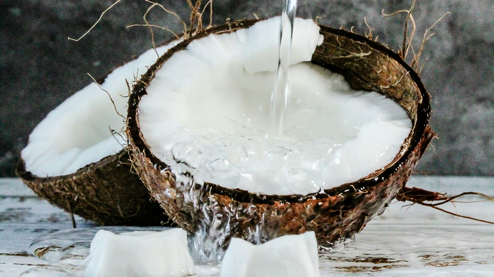 brown and white cake with white candle