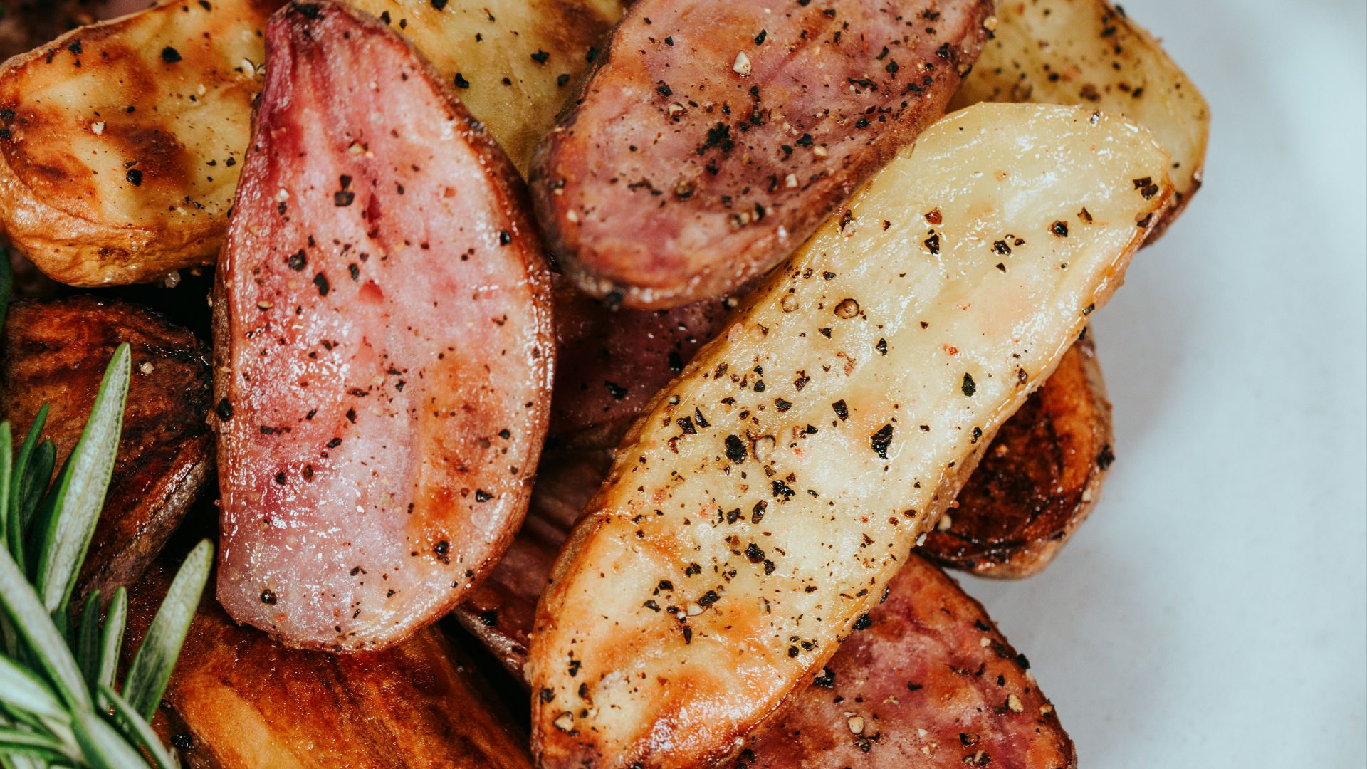 fried food on white ceramic plate