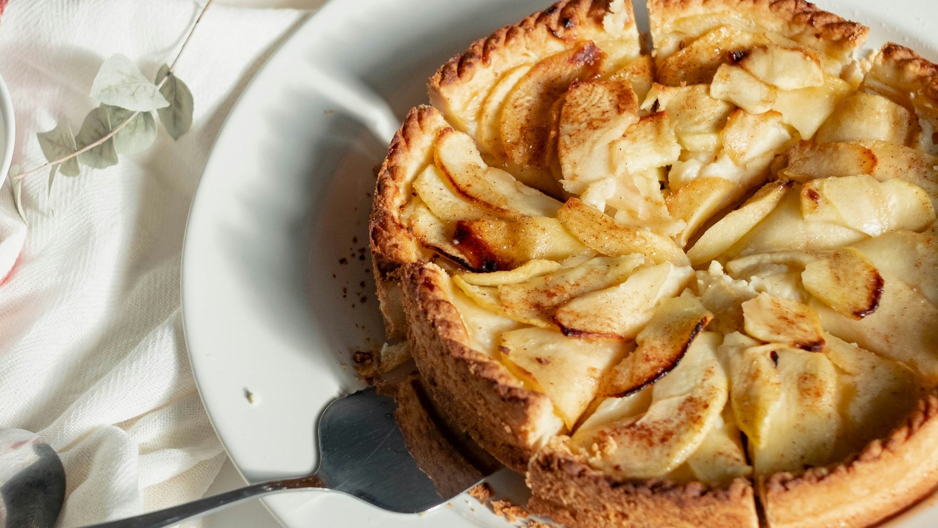 brown desert on white ceramic plate