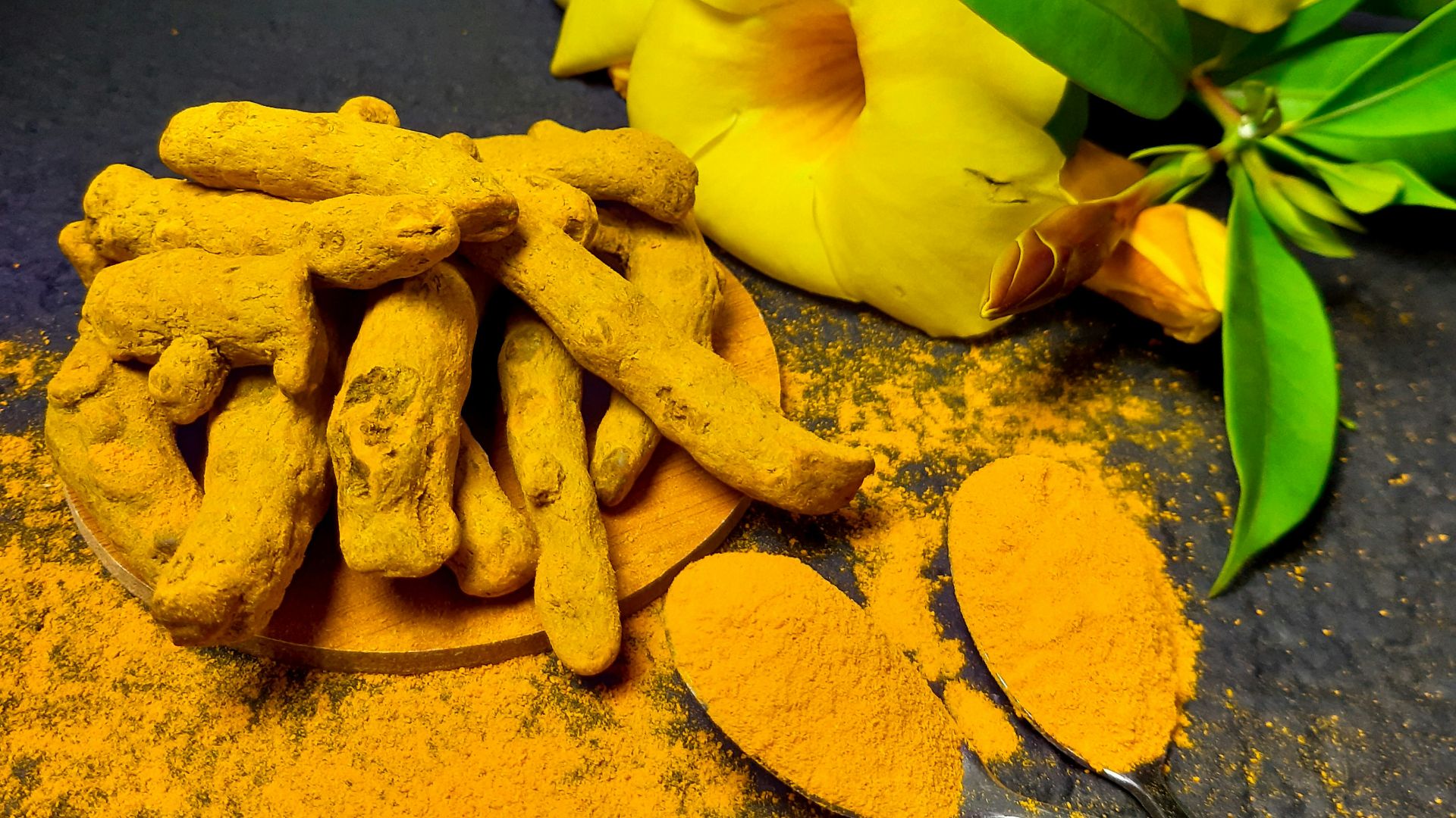 yellow flower on gray surface