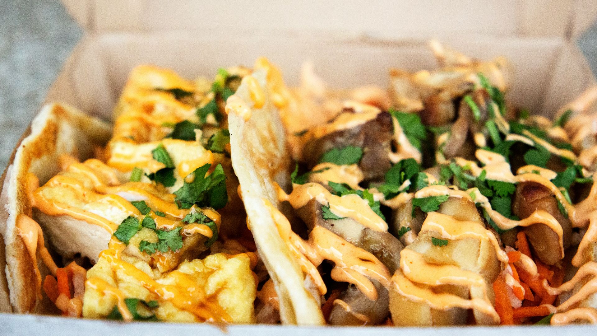 taco on box