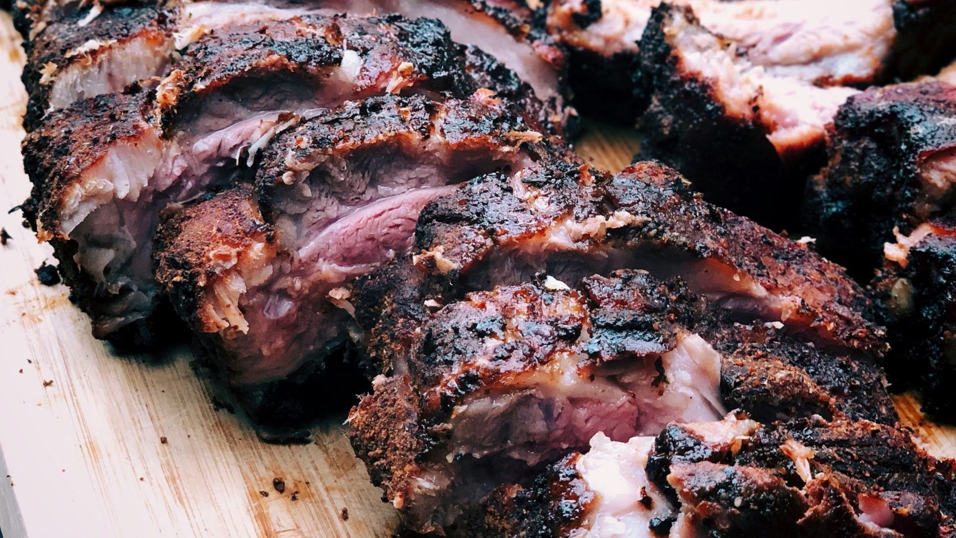 board of grilled meats