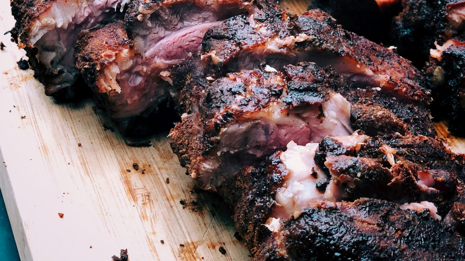 board of grilled meats