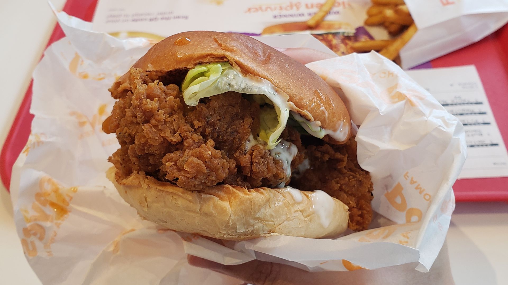 File:Buffalo Ranch Sandwich - Popeyes, Brighton 2024-05-29.jpg