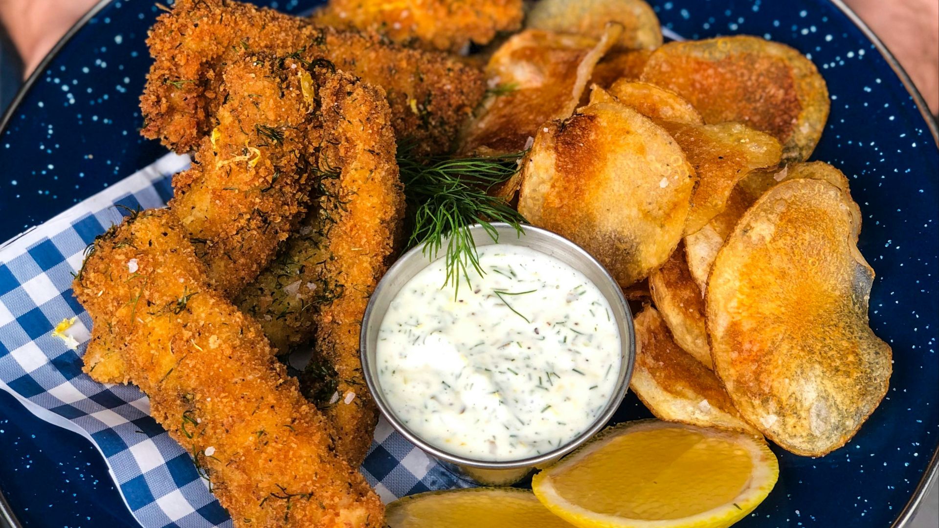 fried chicken on plate