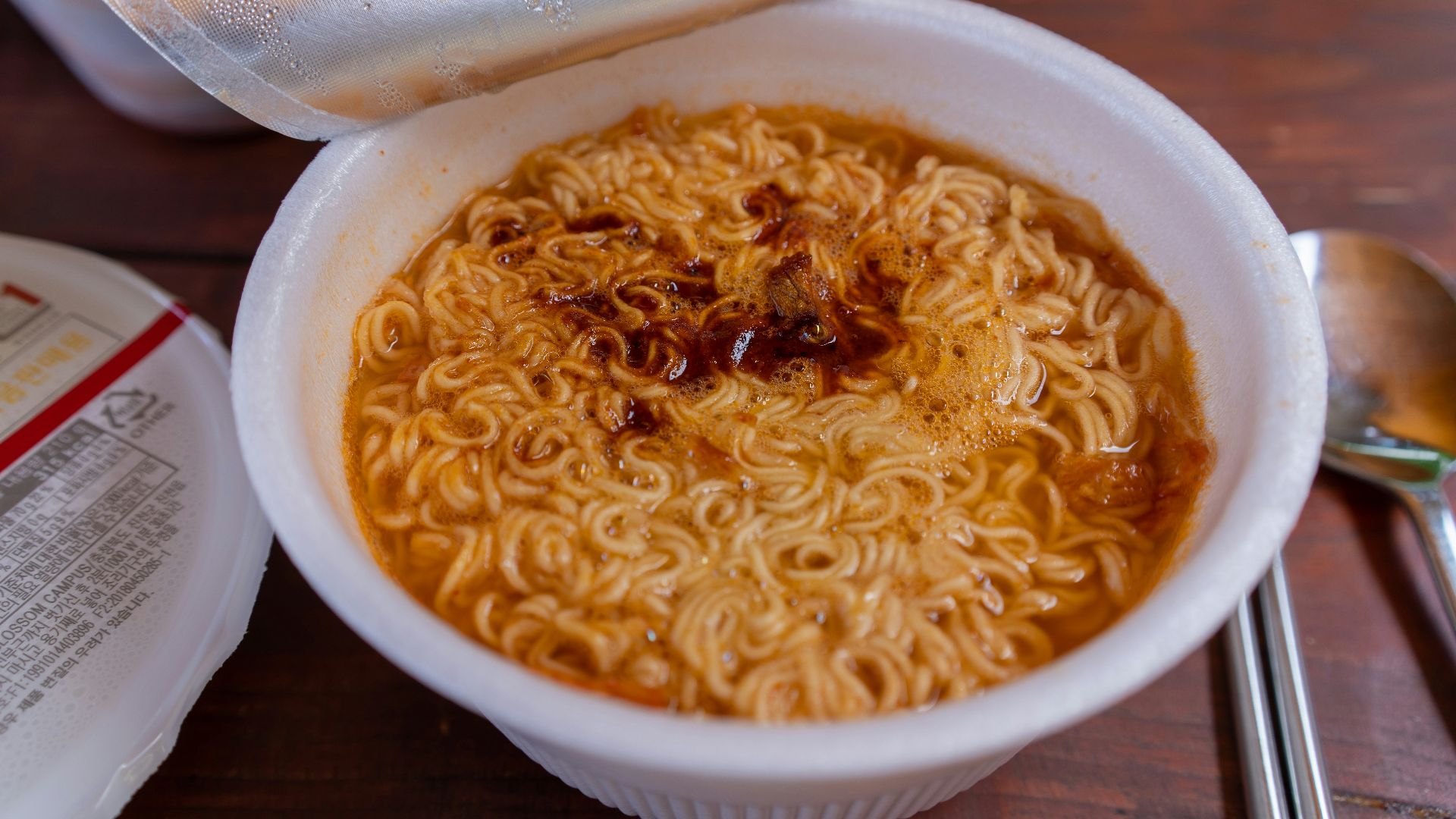 white ceramic bowl with noodles