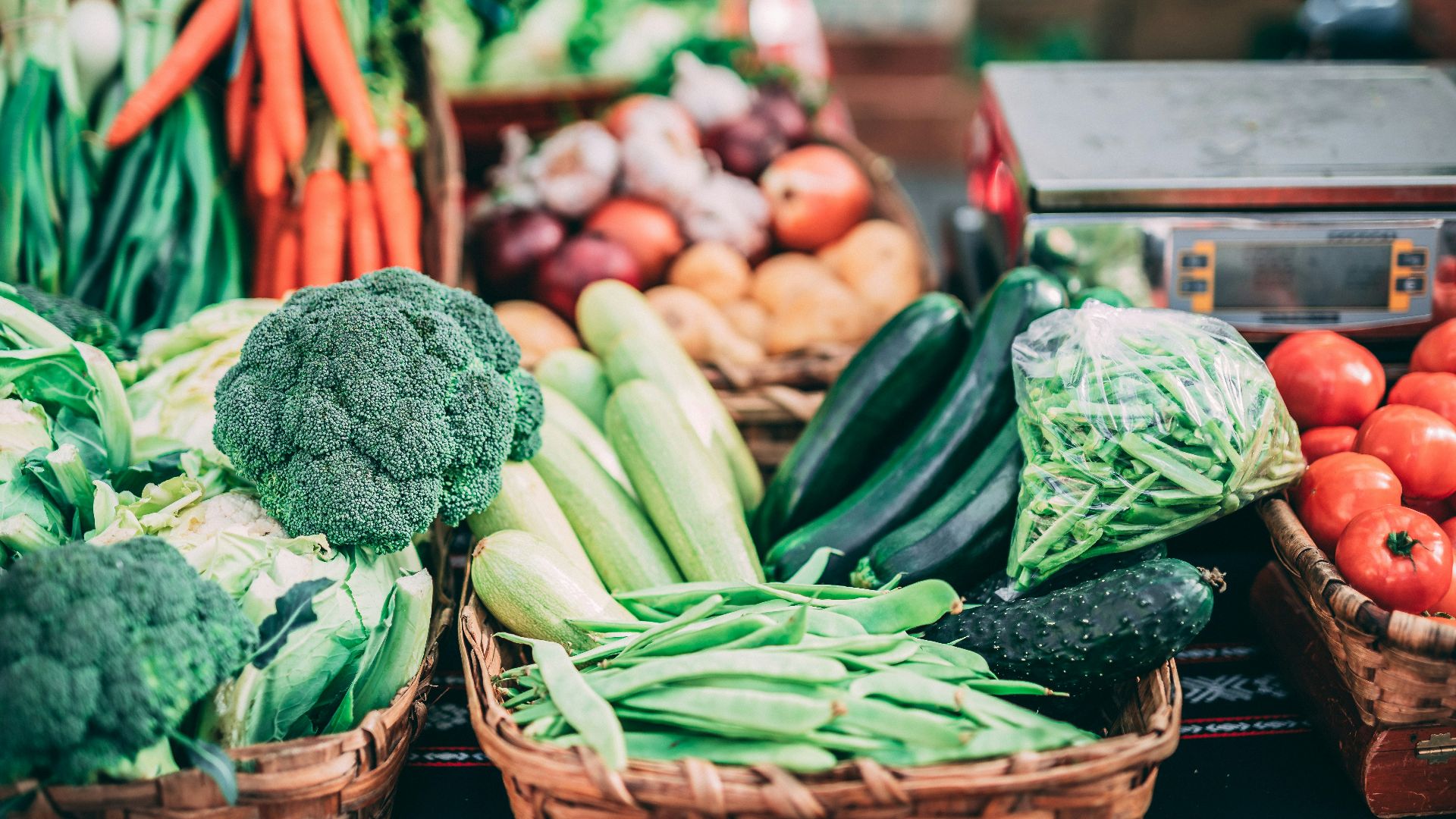 vegetables and fruits