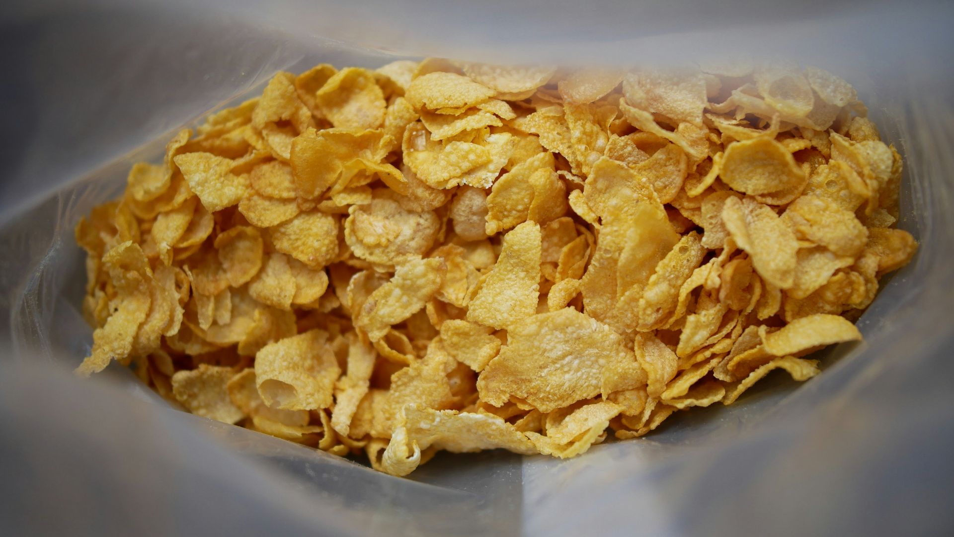 brown chips on white paper