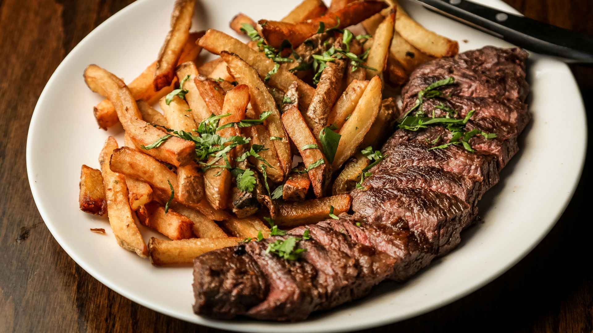 grilled meat on white ceramic plate