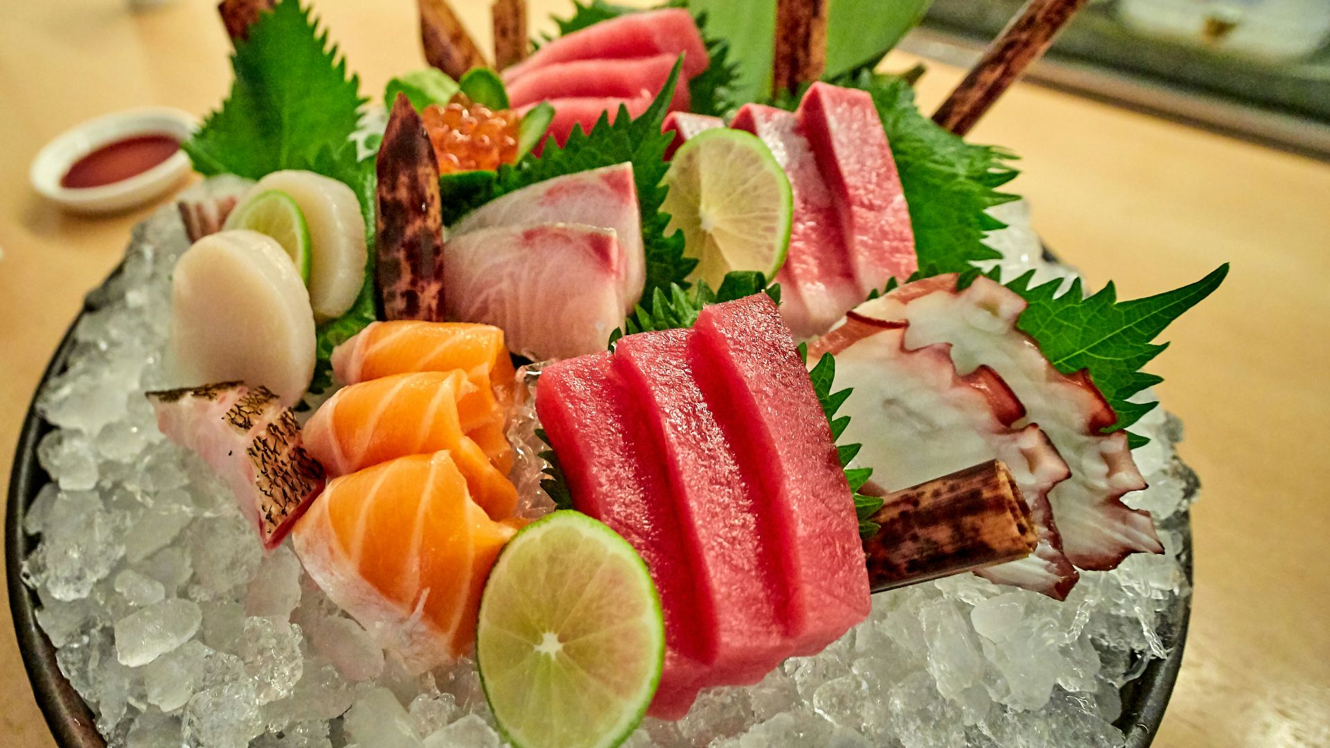served raw meat
