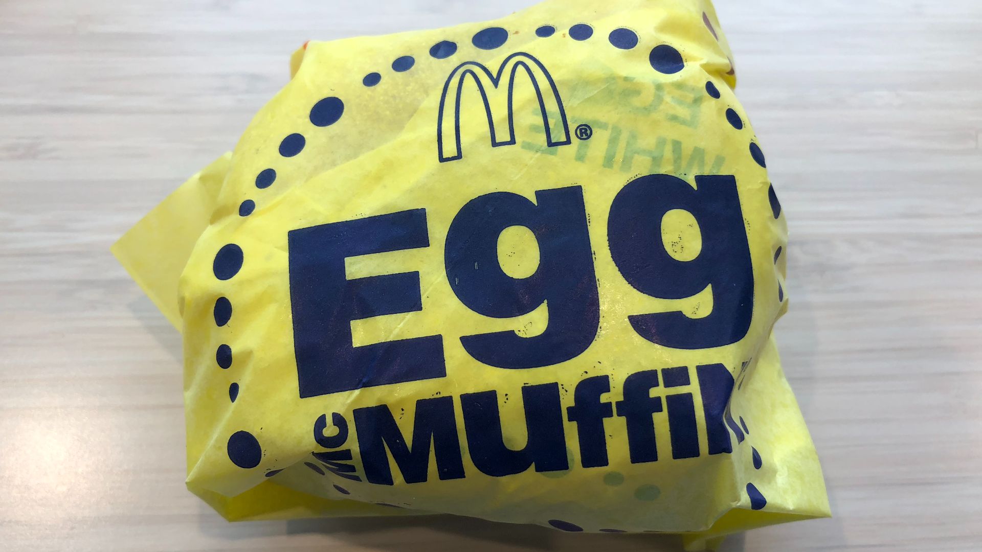 File:2019-01-29 13 16 31 A McDonald's Egg McMuffin still in its wrapper in Chantilly, Fairfax County, Virginia.jpg