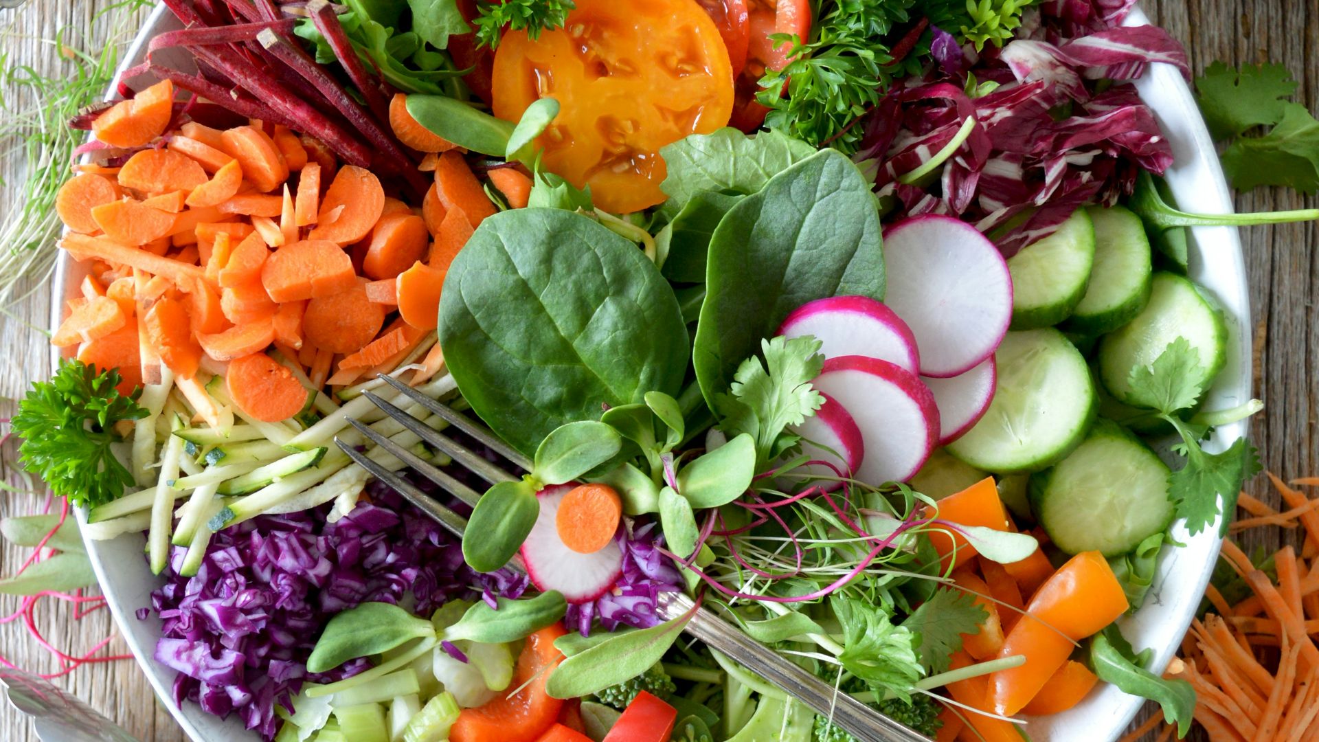 close-up photo of vegetable salad