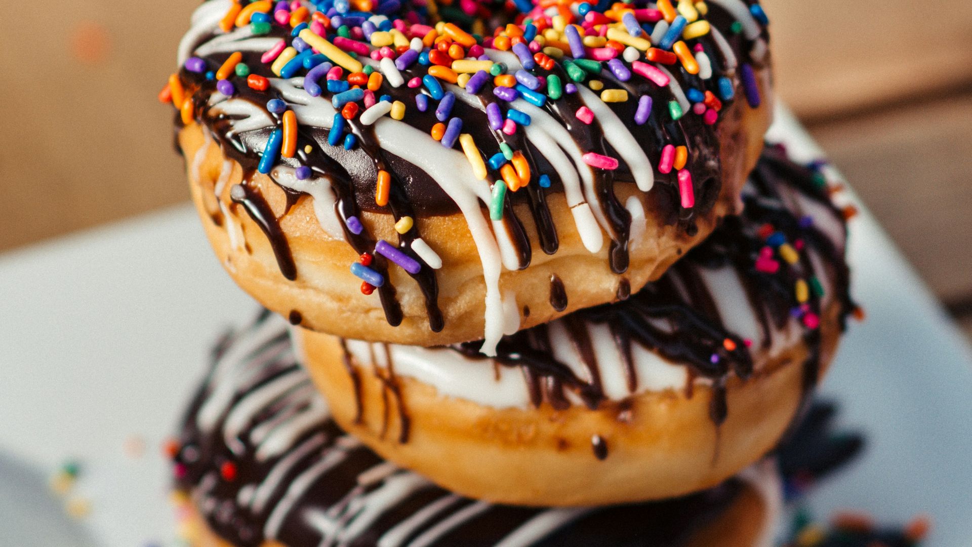 doughnut with toppings