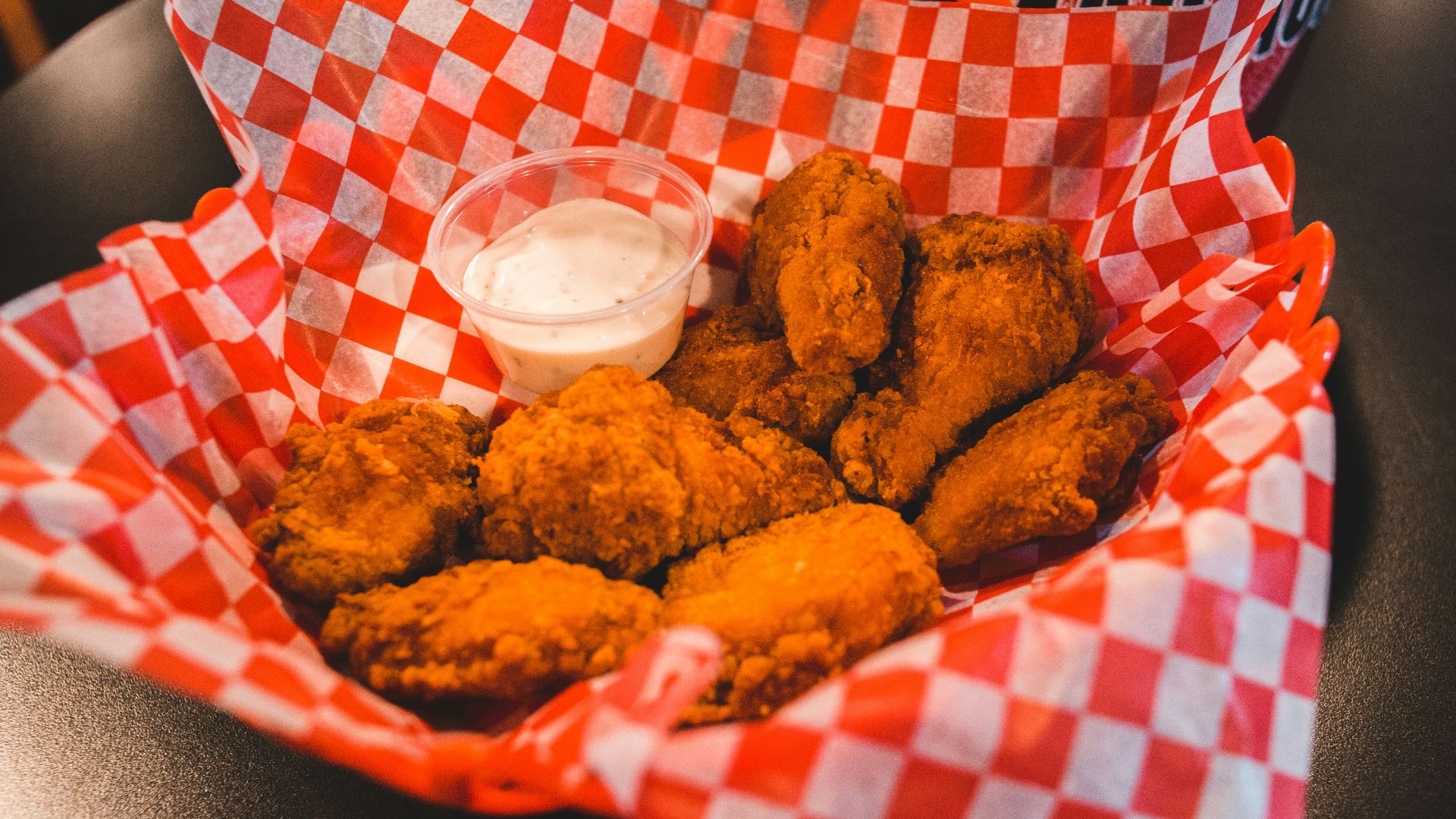 fried chicken on white ceramic plate