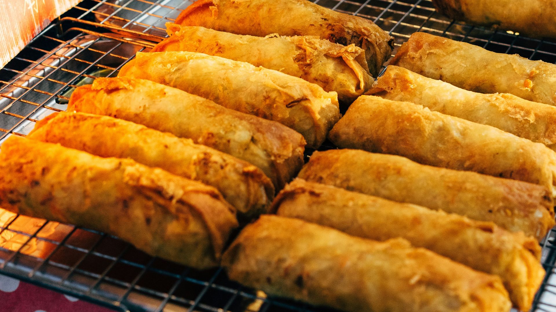 brown bread on black metal grill