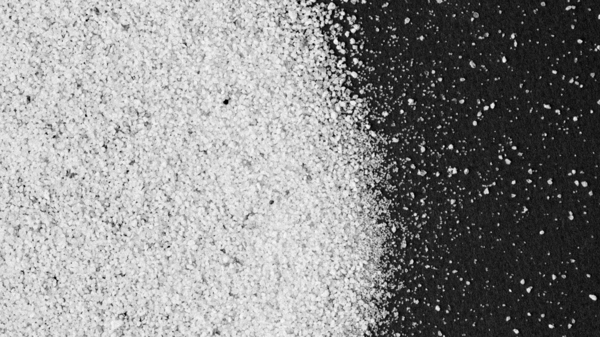 black and white abstract painting