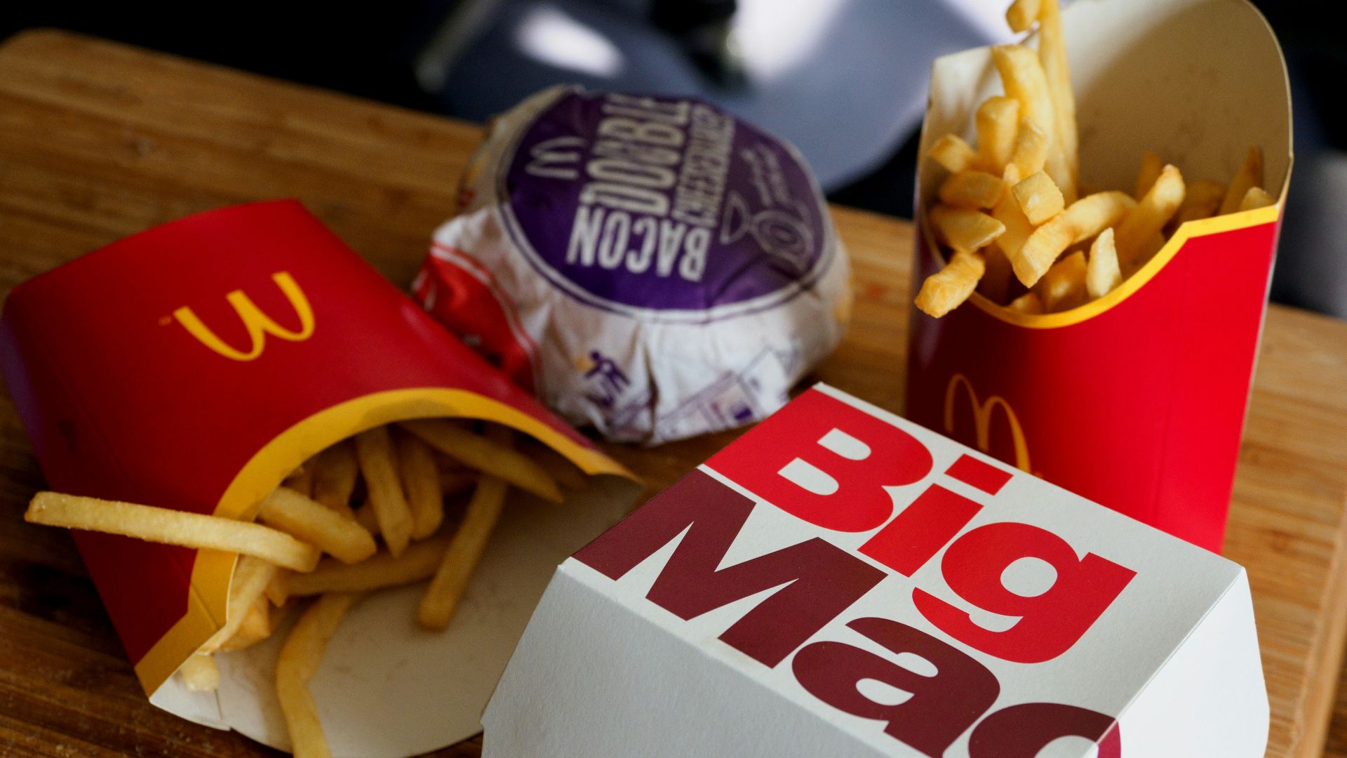 a tray of food on a table