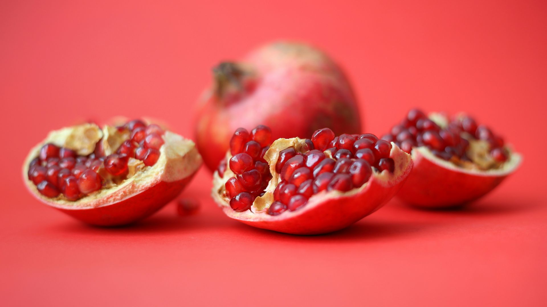 red fruit on red table