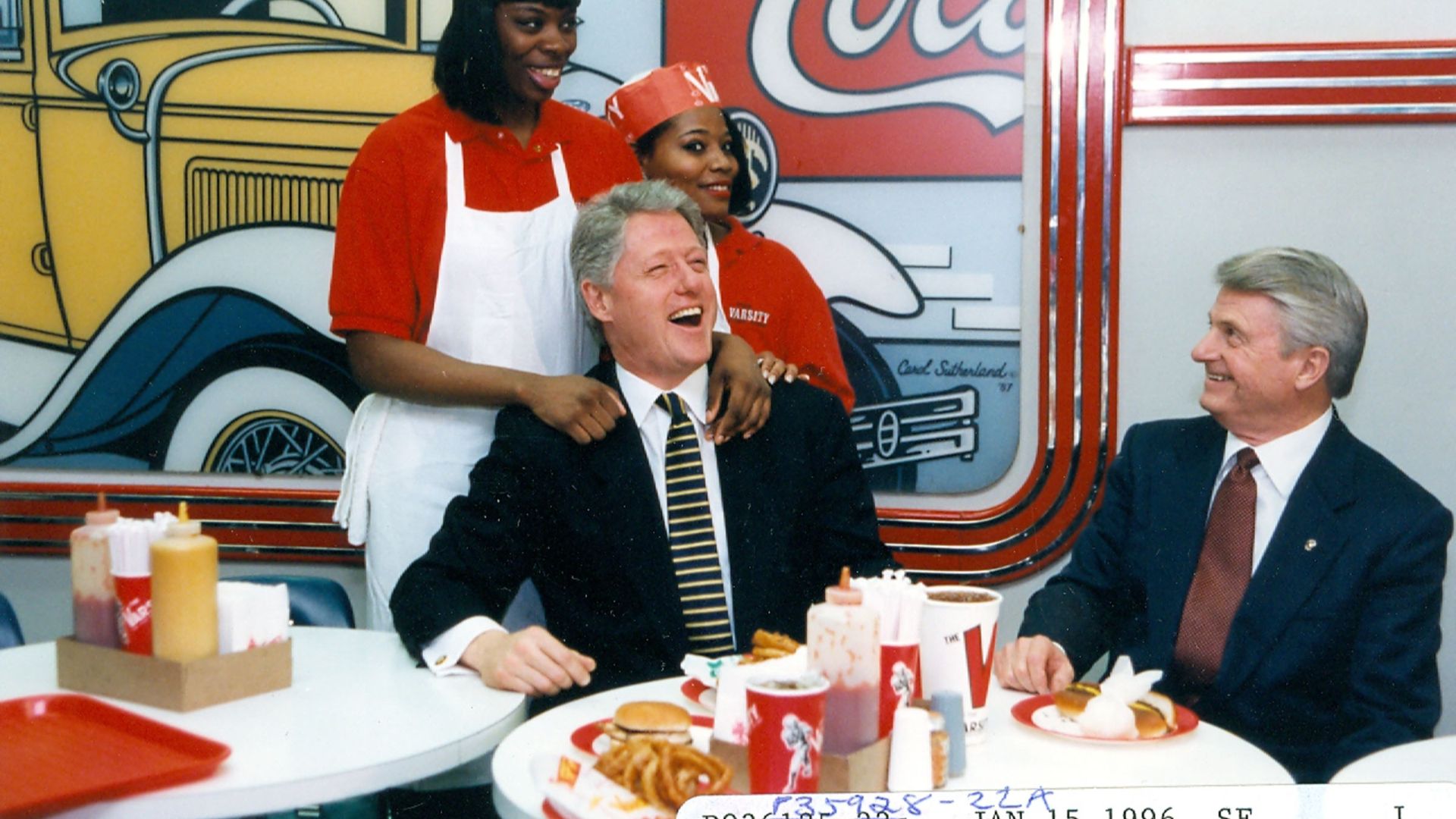 File:Photograph of President William Jefferson Clinton and Georgia Governor Zell Miller Eating at The Varsity Diner in Atlanta, Georgia - NARA - 5722808.jpg