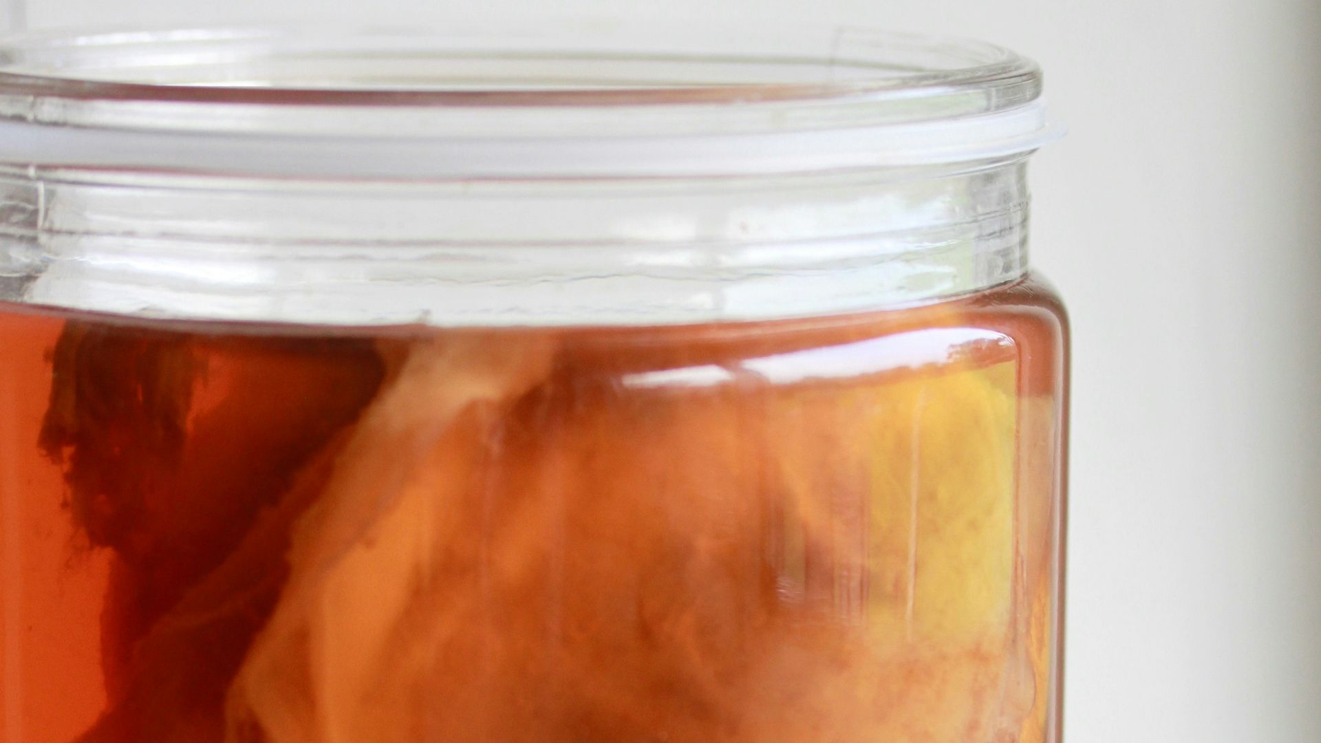 clear glass container