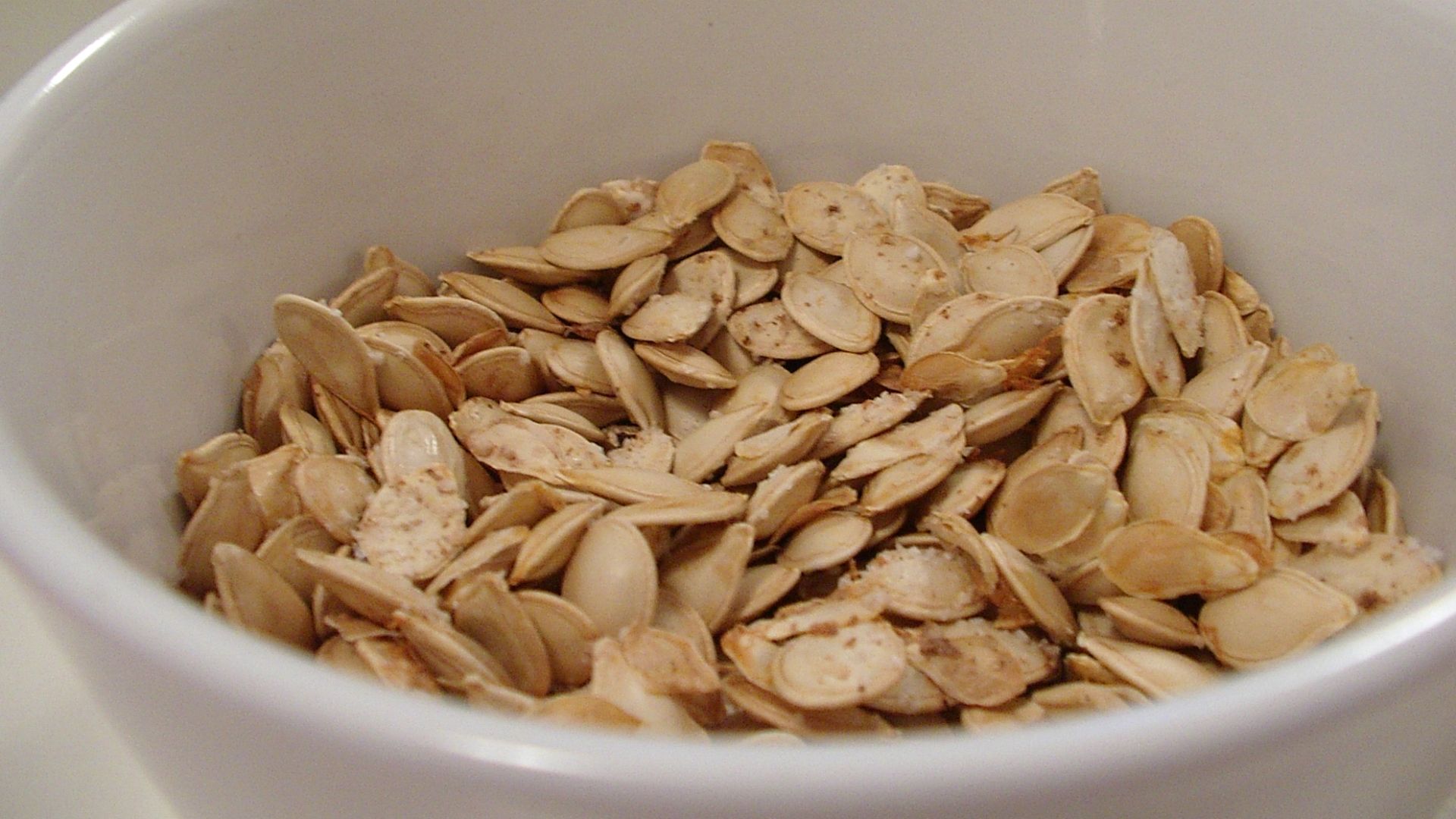 File:Roasted spaghetti squash seeds with salt and red pepper.jpg