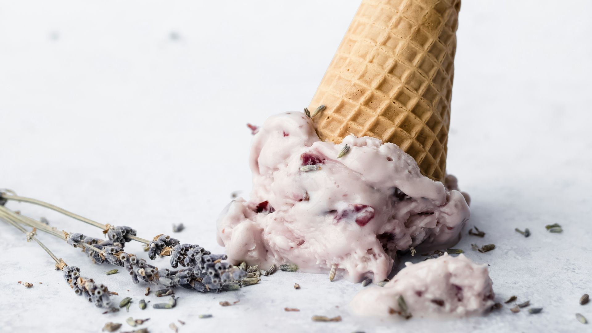 ice cream on white surface