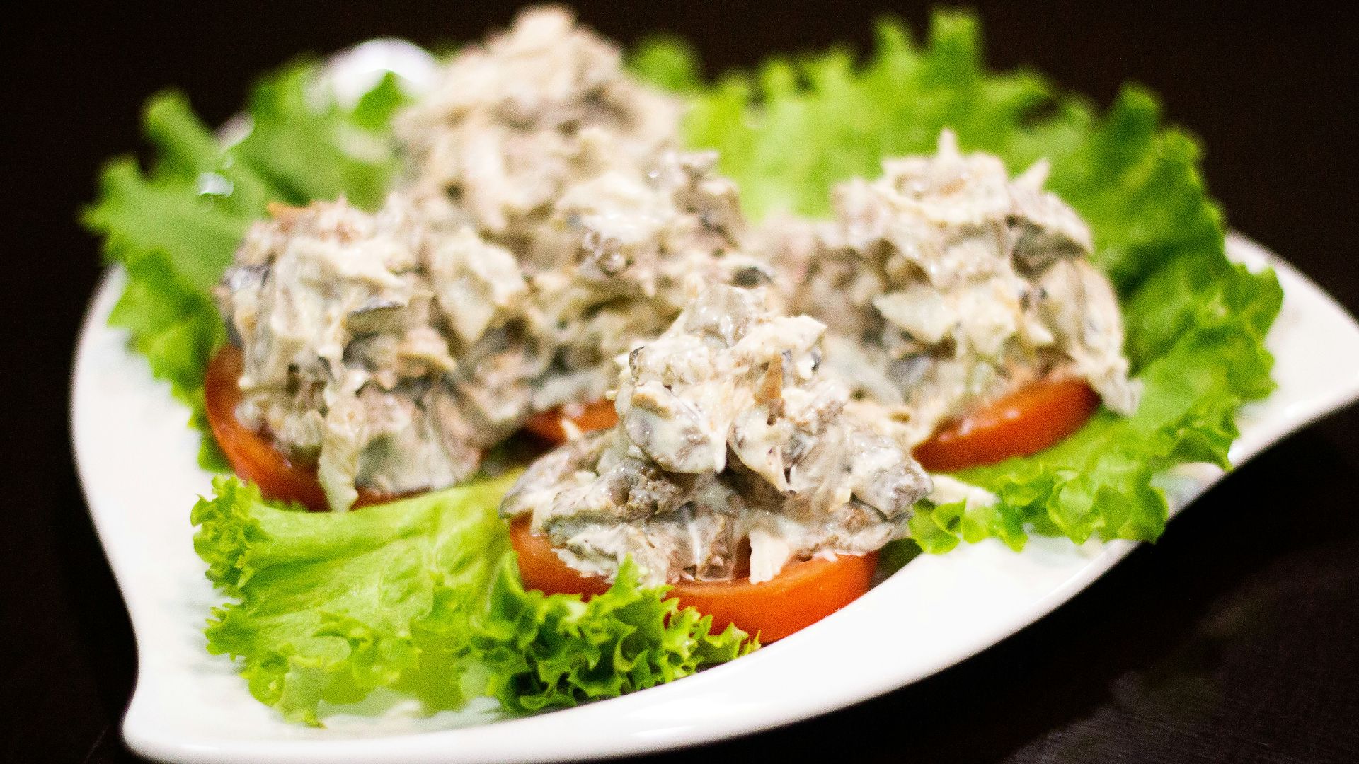 vegetable salad on white ceramic plate