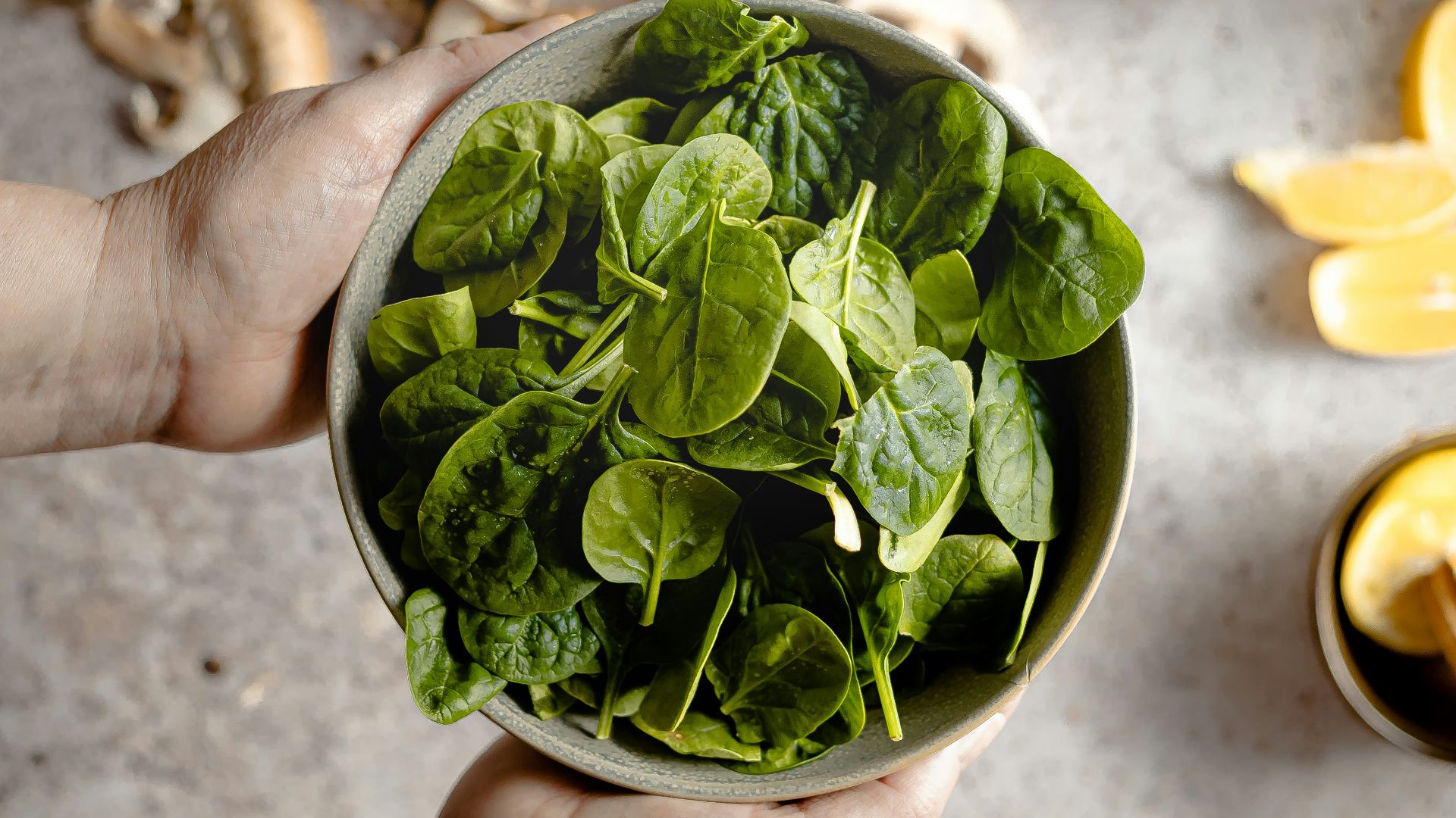green leaves on white ceramic bowl