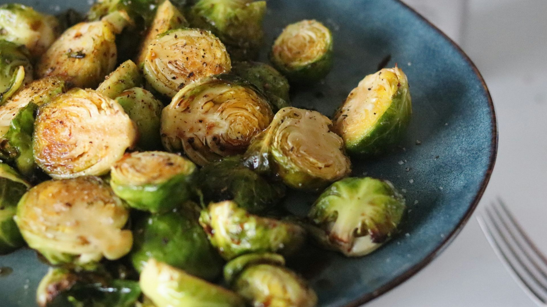 cooked food on black ceramic plate