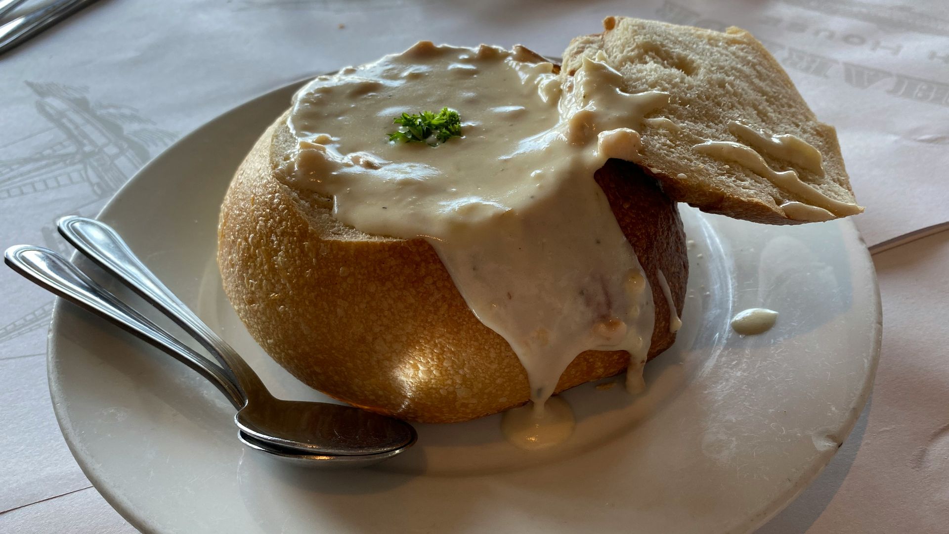 brown pastry on white ceramic plate
