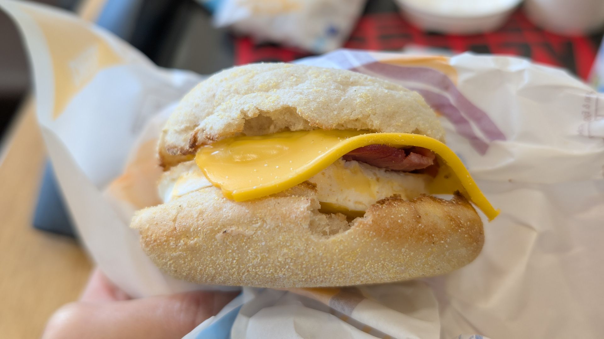File:Bacon & Egg McMuffin 2025-03-08.jpg