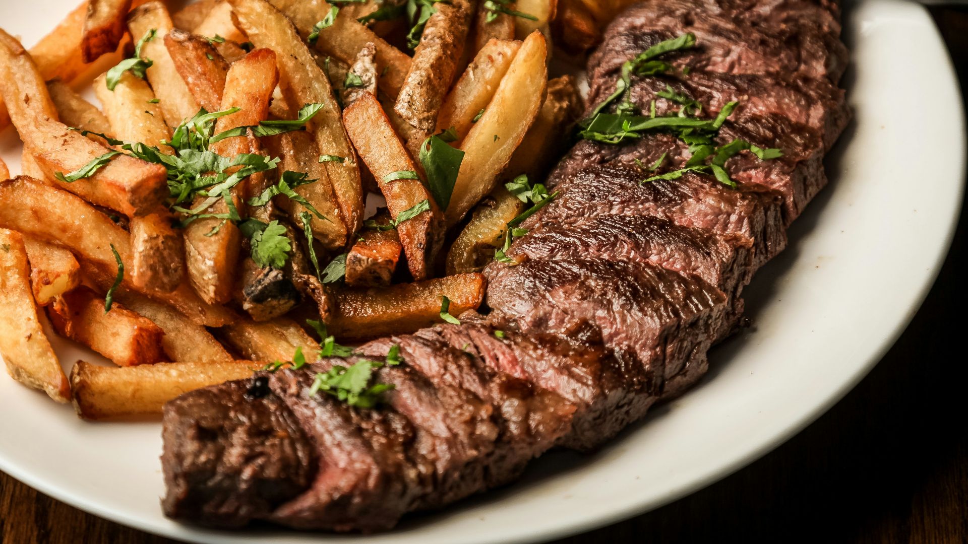 grilled meat on white ceramic plate