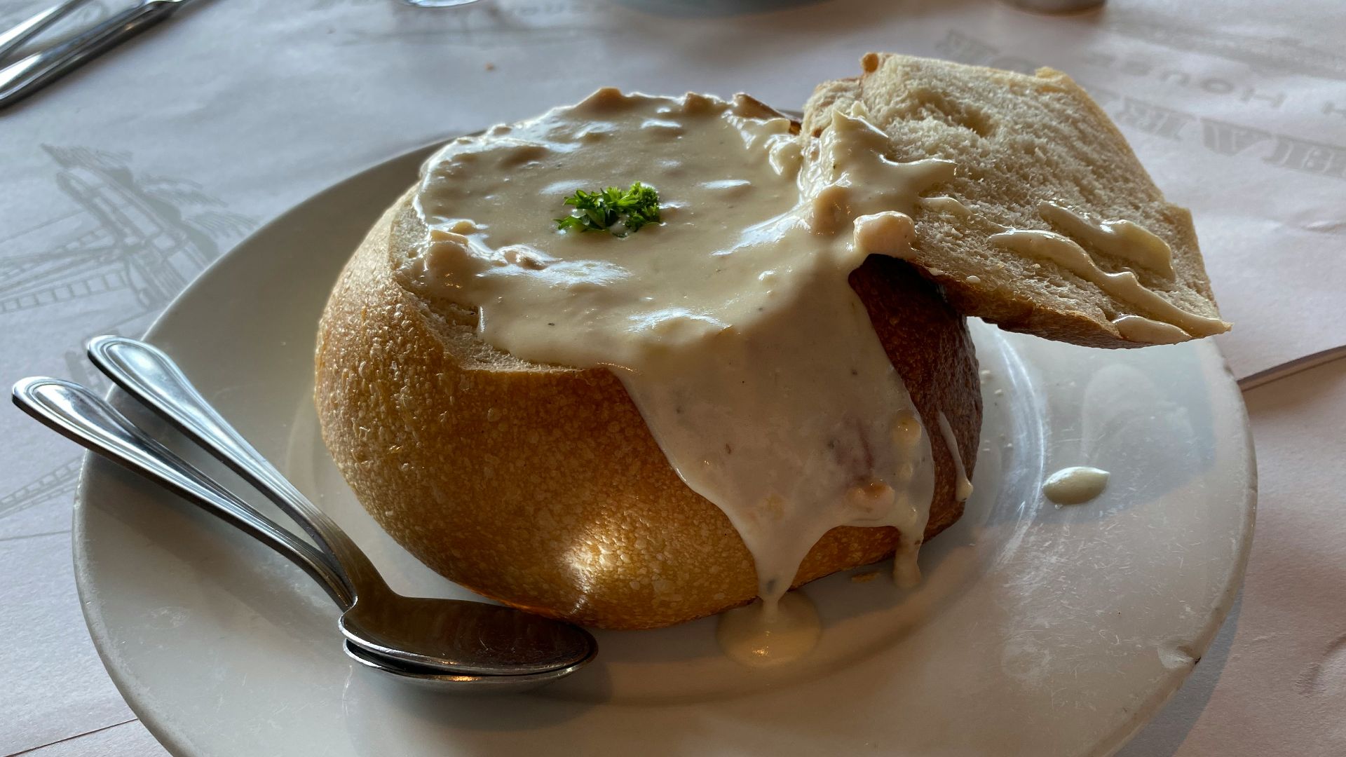 brown pastry on white ceramic plate