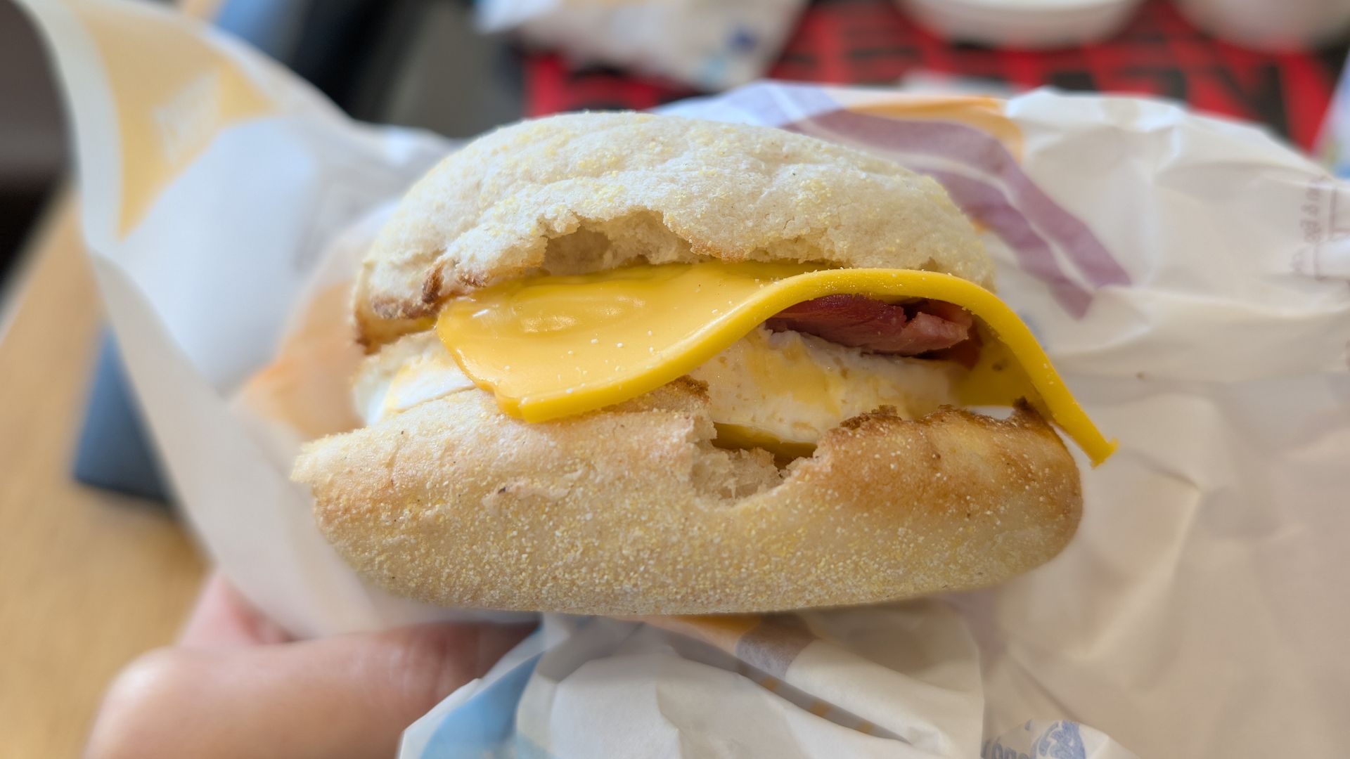 File:Bacon & Egg McMuffin 2025-03-08.jpg