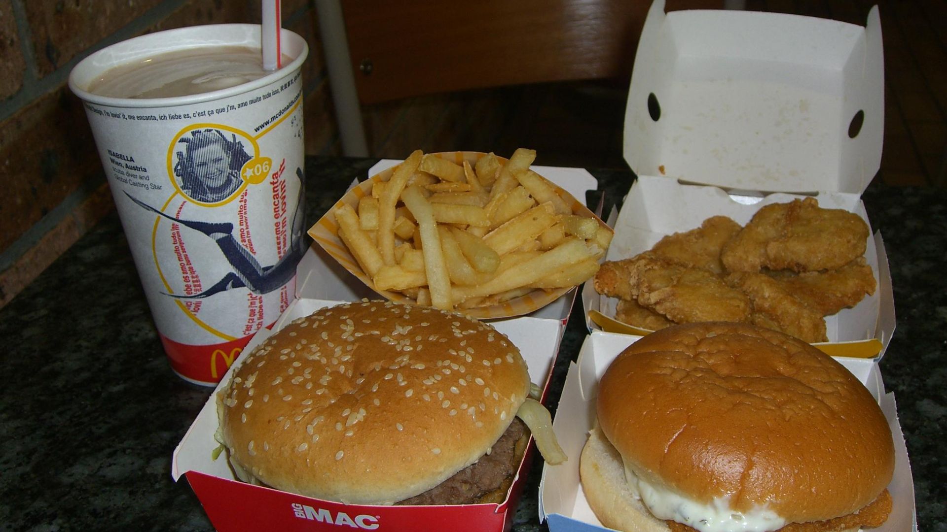 File:Big Mac meal with Chocolate Shake, Fillet-O-Fish, Chicken McNuggets - McDonalds, Hume Hwy AUD16.80 (3855099153).jpg