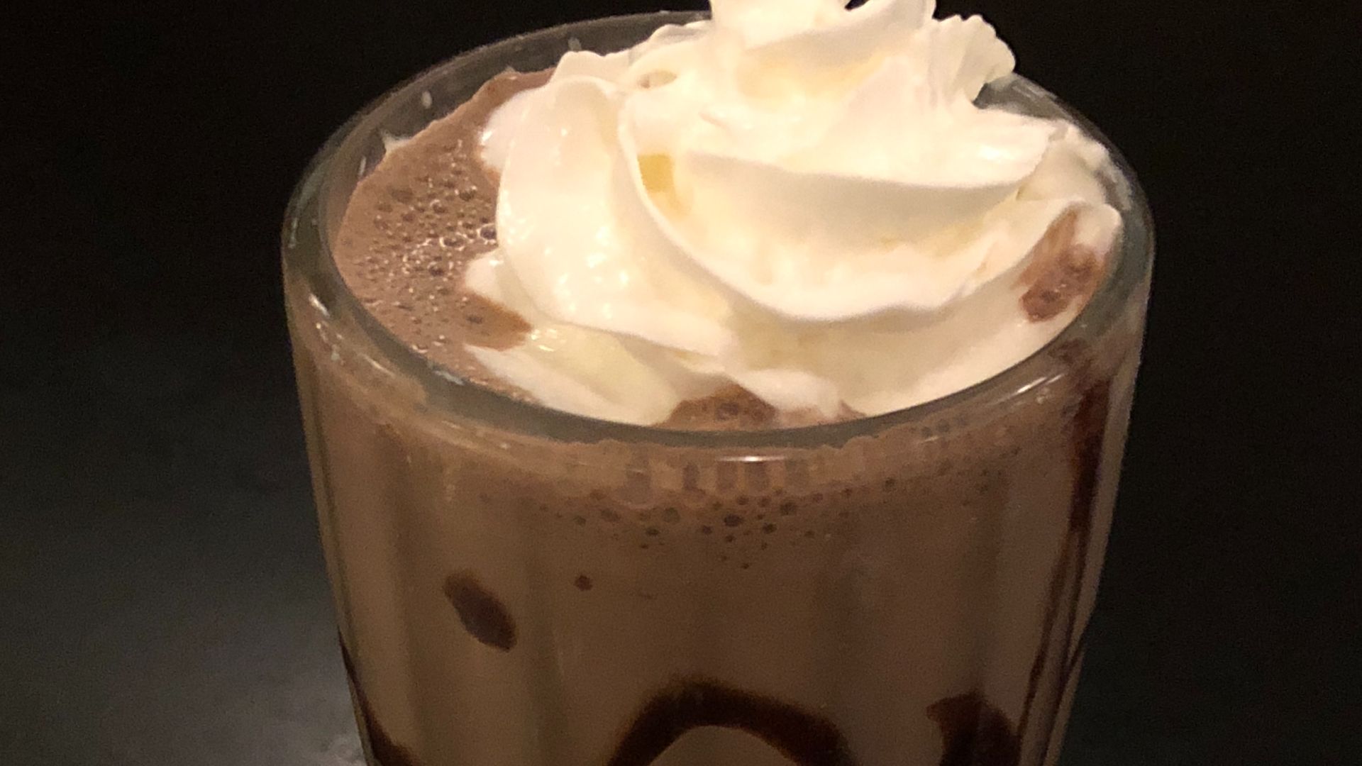 File:2021-01-15 21 06 04 A chocolate milkshake at the Amphora Diner in Herndon, Fairfax County, Virginia.jpg