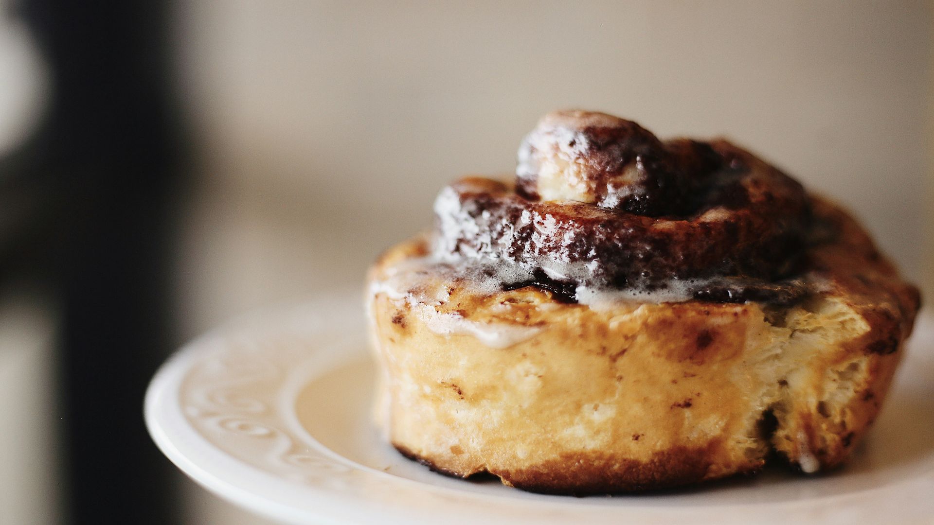 brown bread on white ceramic plate