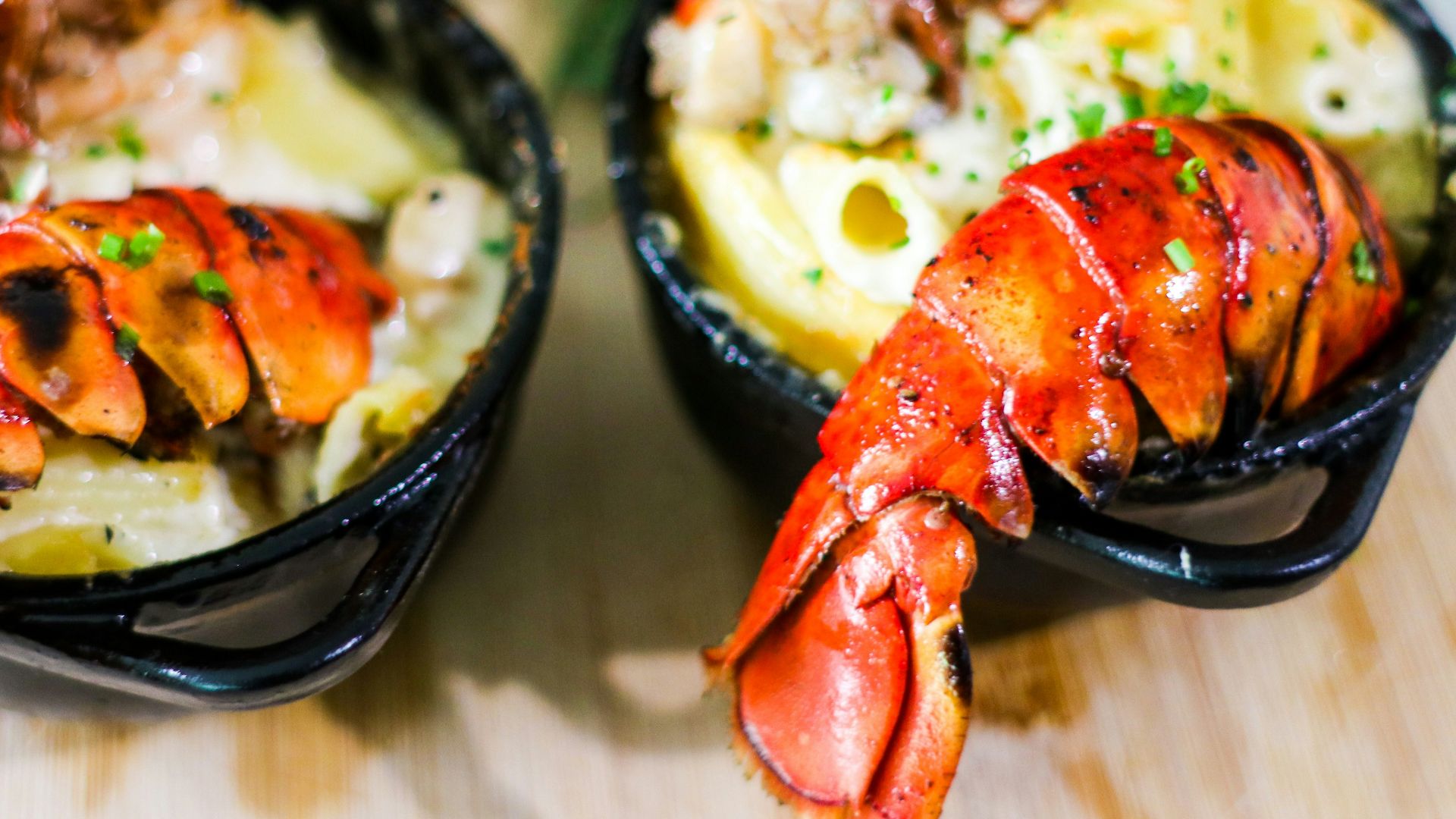 cooked shrimp on black ceramic bowl