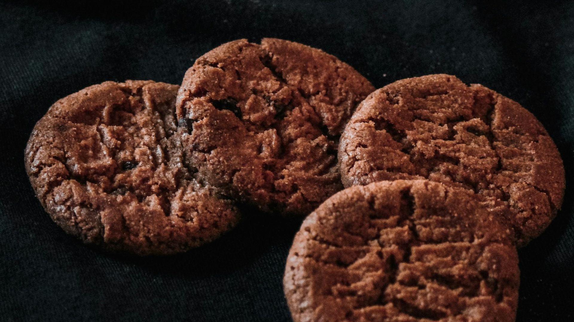 a group of brown round objects