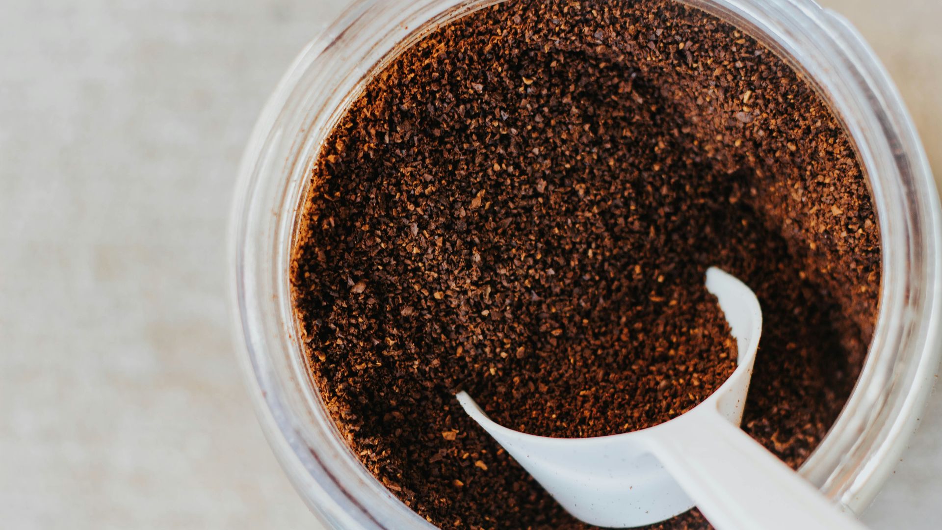 white table spoon on coffee