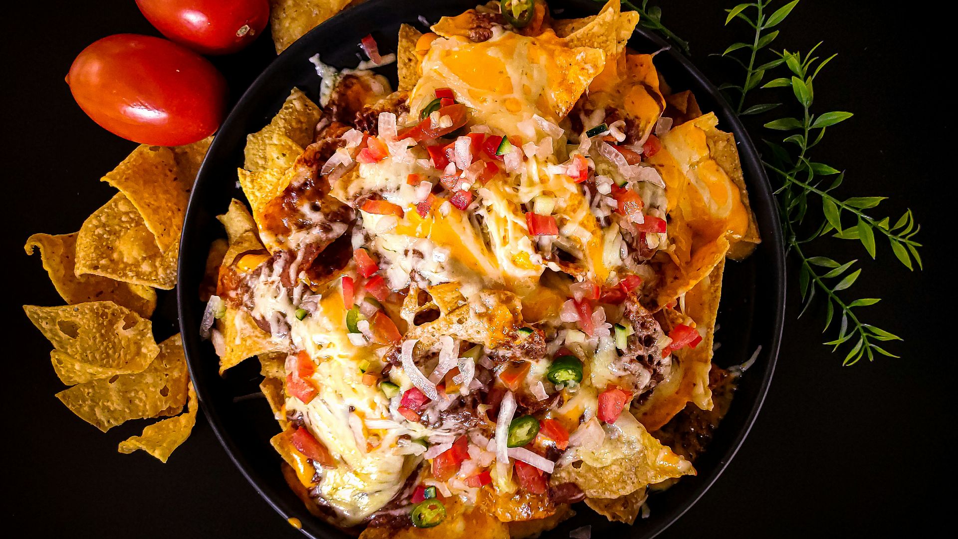 black ceramic bowl with dish
