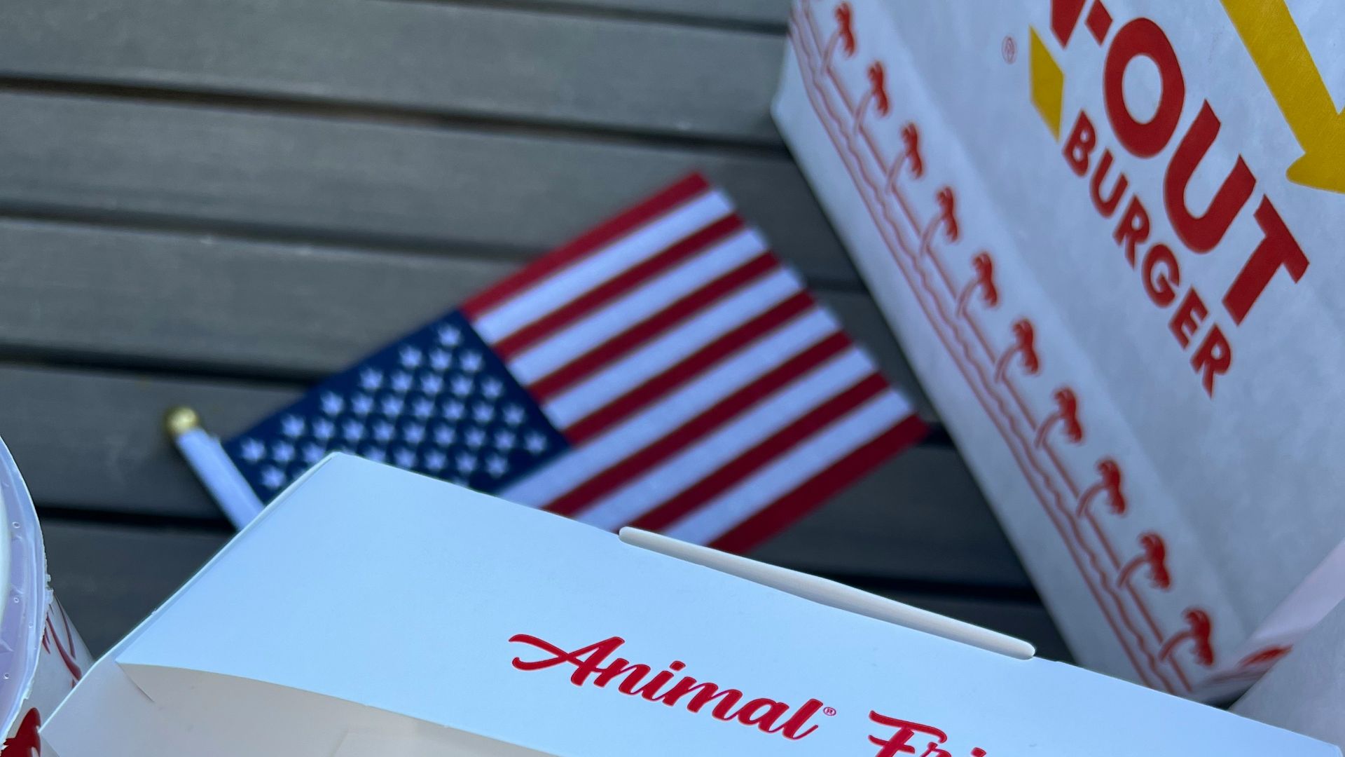 a close up of a box of food on a table